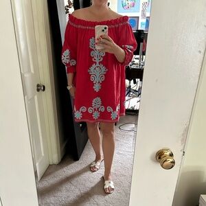 EUC Saloni Linen dress, size 10